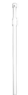 N-250185　のぼり竿　3m　白色　横棒85cm